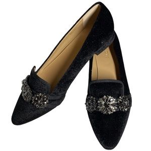 Talbots Velvet Slip-on Shoes Size 9.5